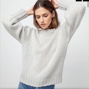 NWT Rails Sybil Grey wool cozy sweater M